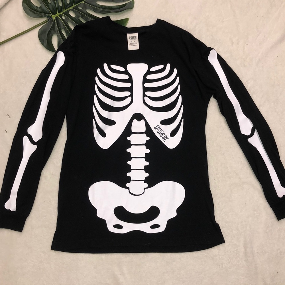 PINK skeleton shirt